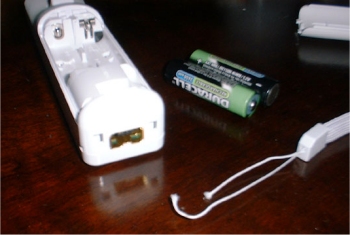Nintendo Wii Controller with Broken Strap