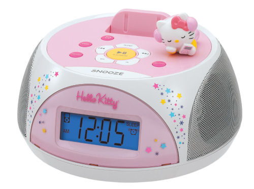 Hello Kitty iPod Docking Station Clock Radio