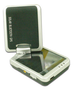i-Blue757 Solar Powered Bluetooth GPS Receiver