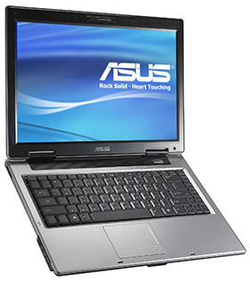 asus A8Jr Notebook with ATI mobility X2300