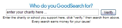 GoodSearch.com - Search the Web for a Cause