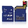 A-Data Super Info SD Card Displays ID and Free Space
