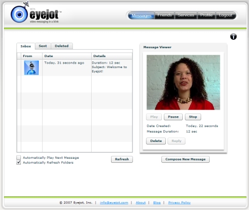 Eyejot Video Messaging Platform