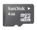 Sandisk 4GB microSDHC is largest capacity of smallest flash card