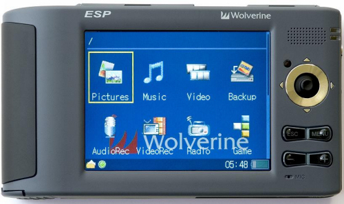 Wolverine Data releases a new 160GB media player called Wolverine ESP