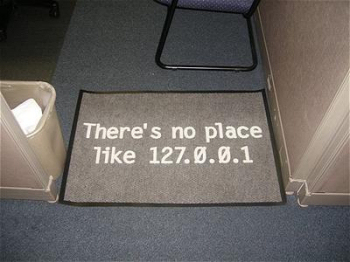 There’s no place like 127.0.0.1 floor mat