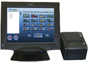 VeriFone iOrder Food Service Kiosk
