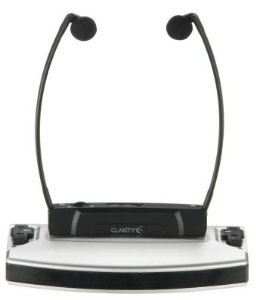 Clarity C120 helps the hearing impaired hear the TV better