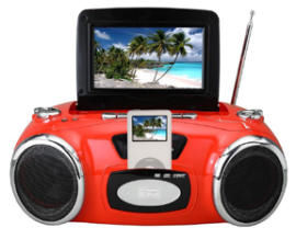 iPod video boombox dock