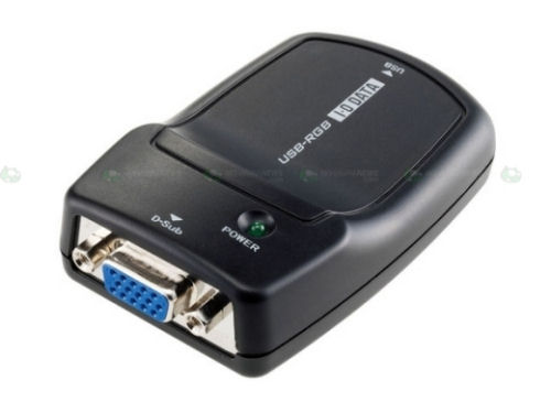 USB-RGB dongle allows you to add a second monitor through USB