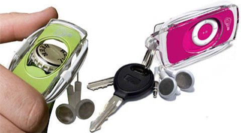 Mophie Mueva Wraptor Bevy iPod Shuffle case bottle opener