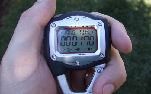HangTimer measures your hang time