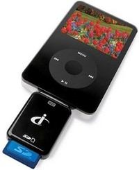 iWay connects iPod directly to an SD card for loading photos and information