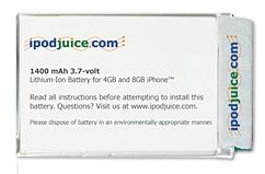 iPhone replacement battery from iPodjuice