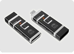 Irikon flash memory USB drive uses iris scan for security