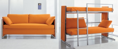 Sofa Converts to Bunk Beds