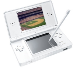 Nintendo DS Lite interactive with Mariners Baseball