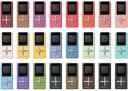 Toshiba Gigabeat U103 in 24 different colors