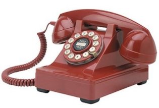 Crosley 302 Red desk phone hotline