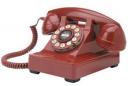 Crosley 302 Red desk phone hotline
