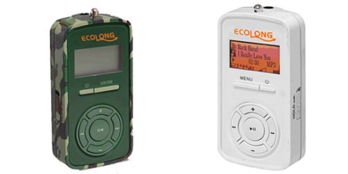 NHC Ecolong MP3 player plays many hours off of one AAA battery
