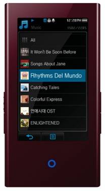 YP-P2 media player from Samsung