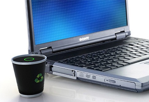 Tempo wireless external trash can stores deleted files on hard drive