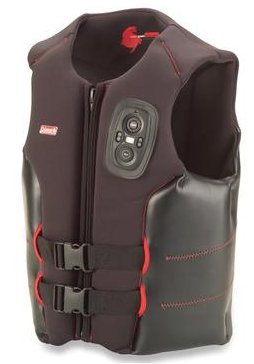 Life vest with built-in two way radio