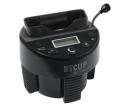 BTCUP iPod dock, Bluetooth hands free system and FM transmitter designed to fit in a cup holder