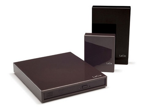 Lacie Unveils drives, DVD burner designed by Sam Hecht