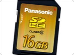 Panasonic 16GB SDHC card