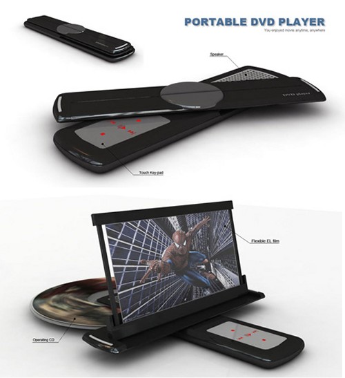 Ultra Portable DVD Player Concept