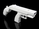 Wii 2 in 1 Light Gun from Brando uses both controllers in a tommy gun configuration