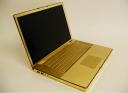 24 carot gold MacBook Pro with diamond Apple logo on the cover