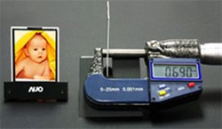 AU Optronics has world’s thinnest 1.9-inch mobile device panel