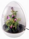Brando’s greenhouse has a USB-powered (And egg shaped) case that uses a growth light to stimulate plants.