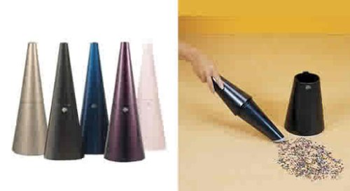 Kone vacuums are stylish and cone shaped