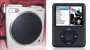 Lloyd’s V128 8 track player compared to Apple’s iPod