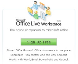 Microsoft launches Office Live Workspace allowing users to share office documents on the web