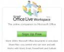 Microsoft launches Office Live Workspace allowing users to share office documents on the web