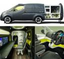 The Nissan NV200 concept vehicle gets you from your home to the office in under 10 seconds flat.