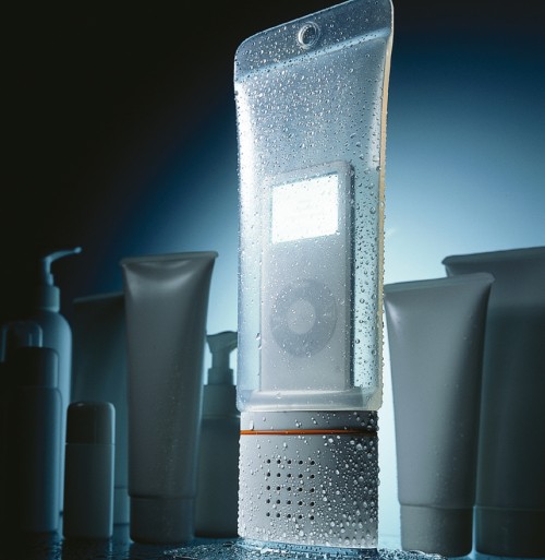 Music Tube waterproof iPod speaker dock