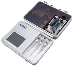 NEC DNA analyzer in a briefcase