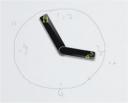 LED clock vice versa design concept could be mounted anywhere to show the time