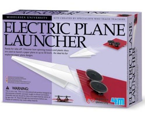 Electric paper plane launcher
