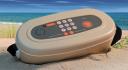 Yelpie portable safe has motion alarm and can go with you to the beach