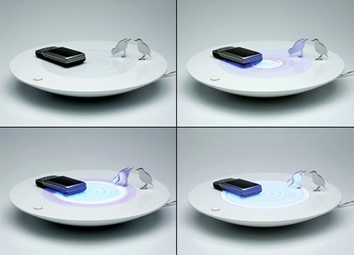 Visual desktop charger concept