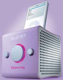 boynq’s iCube II speaker and docking system