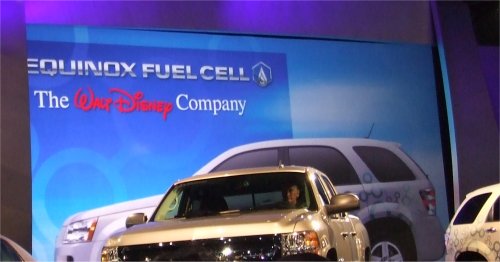 Chevy will partner with Disney in Project Driveway providing 10 Equinox Fuel Cell vehicles.
