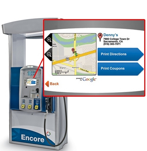 gas pump. Google gas pumps